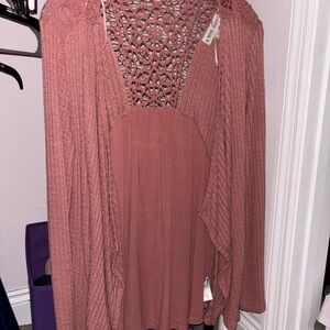 Knox Rose Dusty Pink Knit Sweater